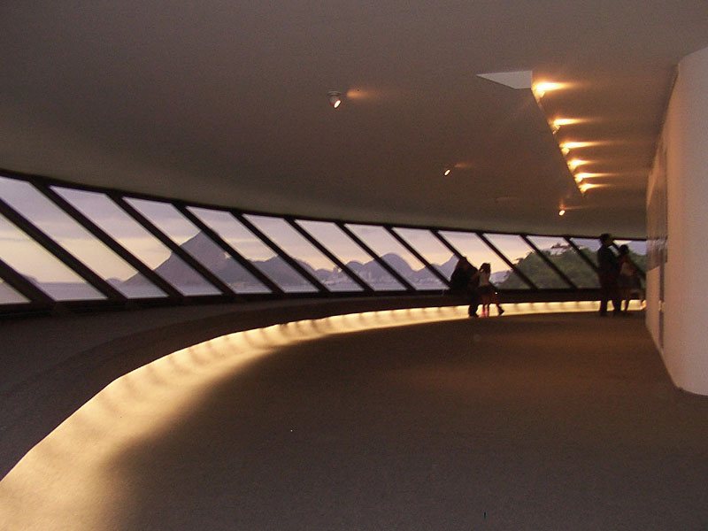 vista desde el observatorio del museo de arte contemporaneo